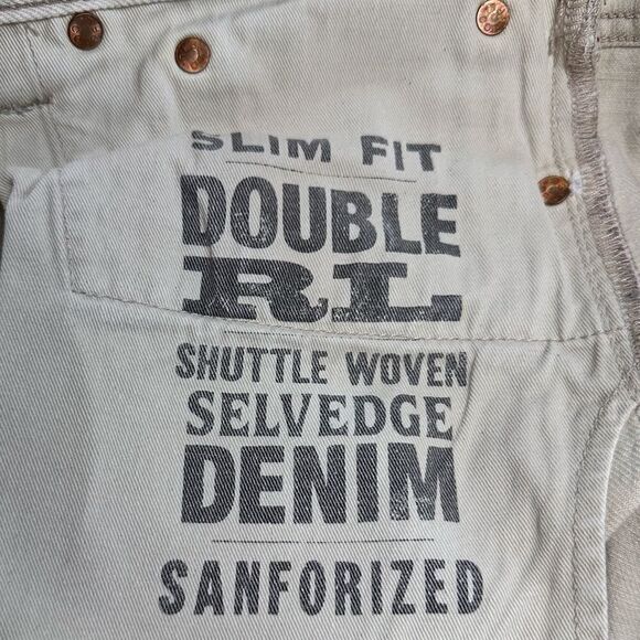 RRL Seeded Natural Japanese Selvedge Slim Straight-Leg Jean - Sample - Picture 2 of 13